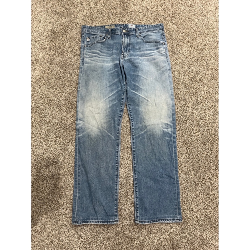 AG Adriano Goldschmied The Graduate Tailored Leg Jeans Blue 34 1174CAL-14Y-MUI